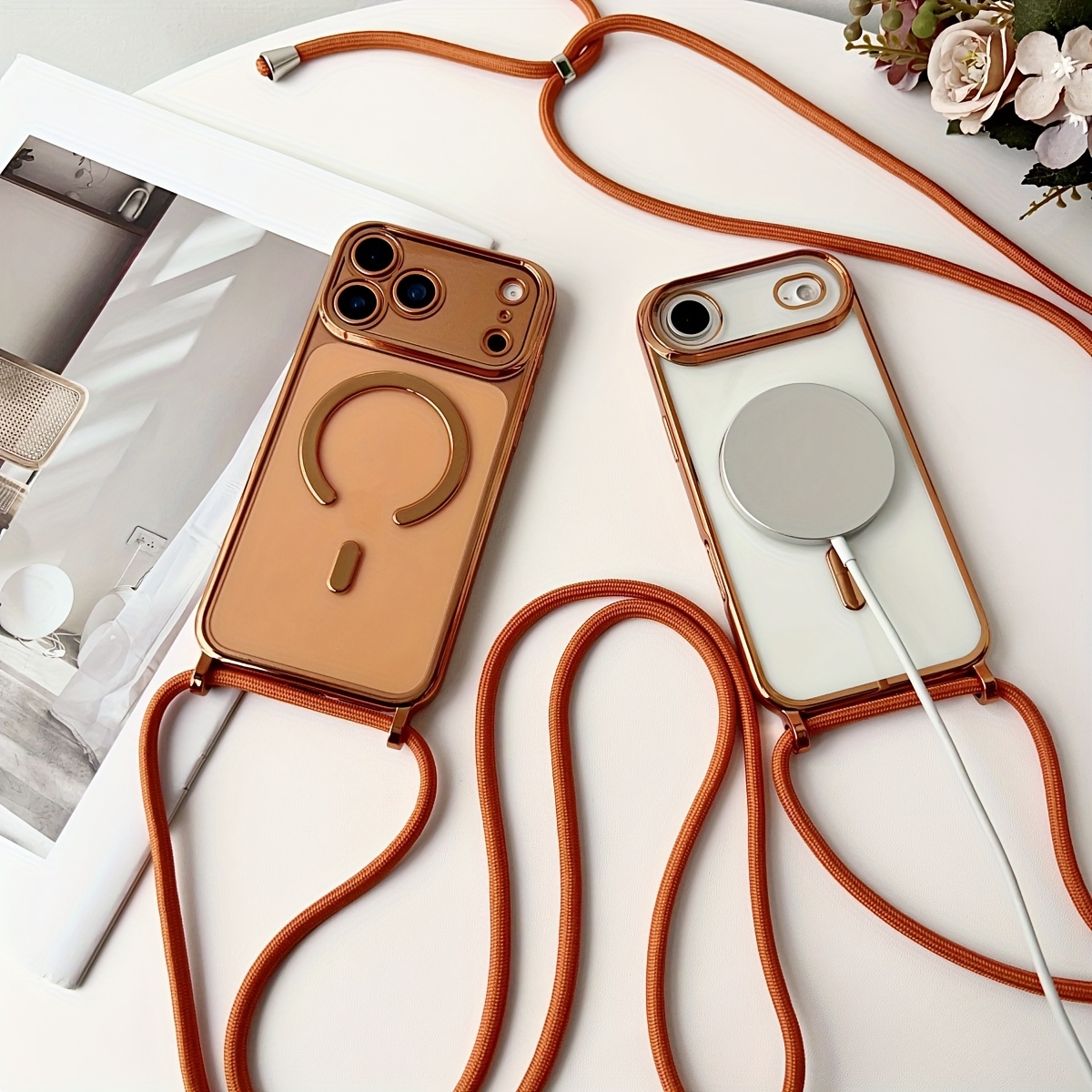 Phone Cases Expensive - Luxury Necklace Cord Rope Lanyard Plating