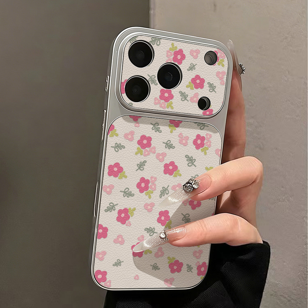 Phone Cases Expensive - Luxury INS Flower Large Window Phone