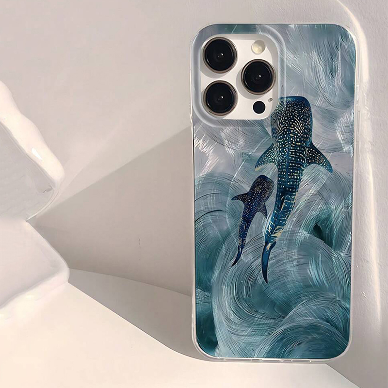 Phone Cases Designer - Ocean Shark Whale Design Phone Case