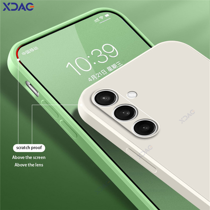 Silicone Liquid Case - Dual Layer 360 Full Protective Phone