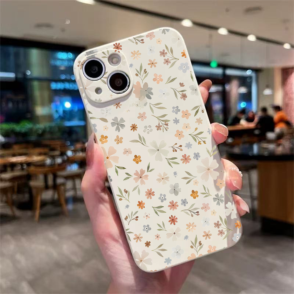 Phone Cases Rugged - Flower Pattern Phone Case For iPhone