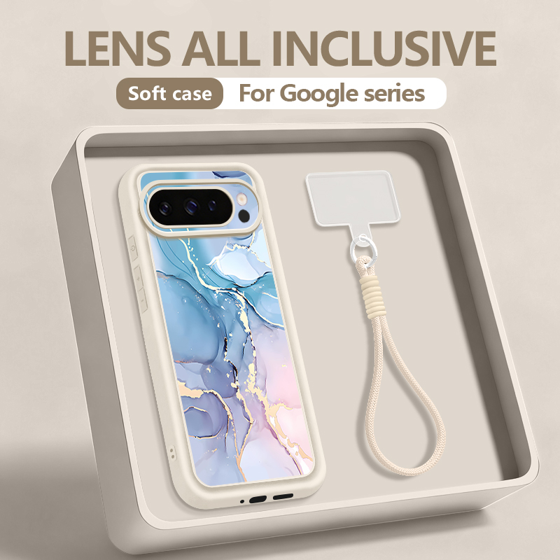 Phone Cases Google Pixel 9A - Marble Pattern TPU Phone Case For