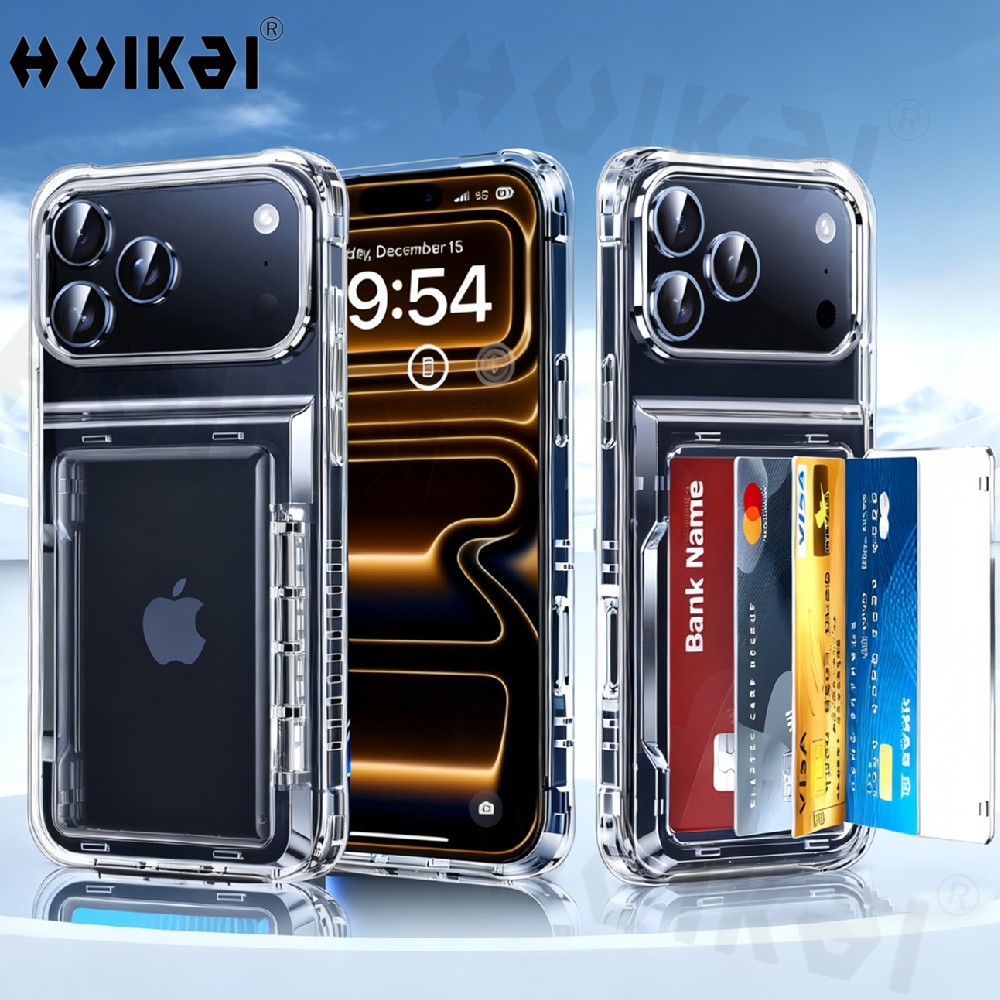 Slim Card Slot Case - Wallet Card Case For iPhone 17