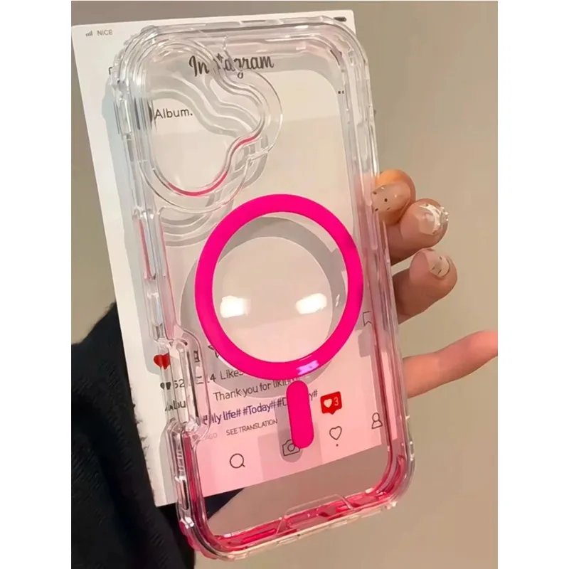 Gradient Color Case - Hottest 3IN1 Gradient Clear for Magsafe