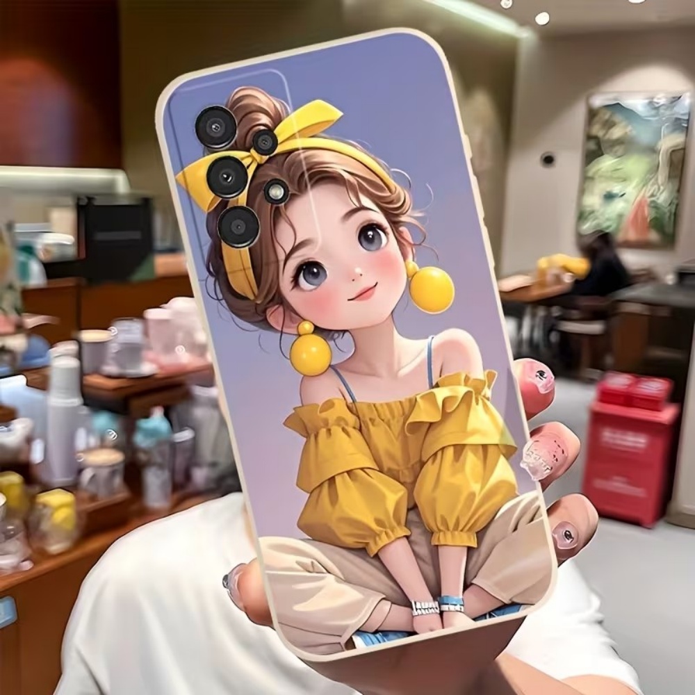 Phone Cases Designer - Cute Cartoon Girl Pattern Design Phone