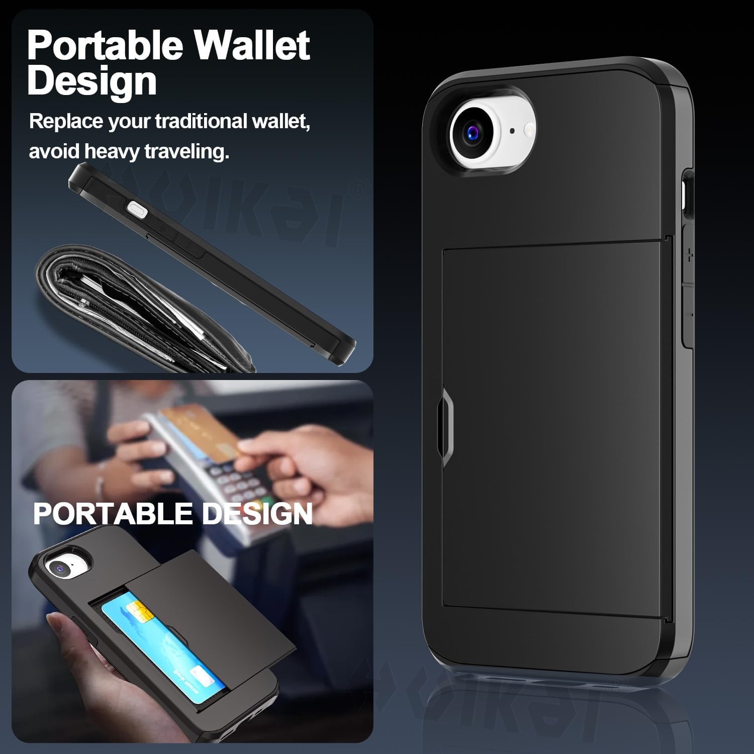 Case For iPhone 17e 17 Pro Max - огляд і ціна Slim Card Slot Case