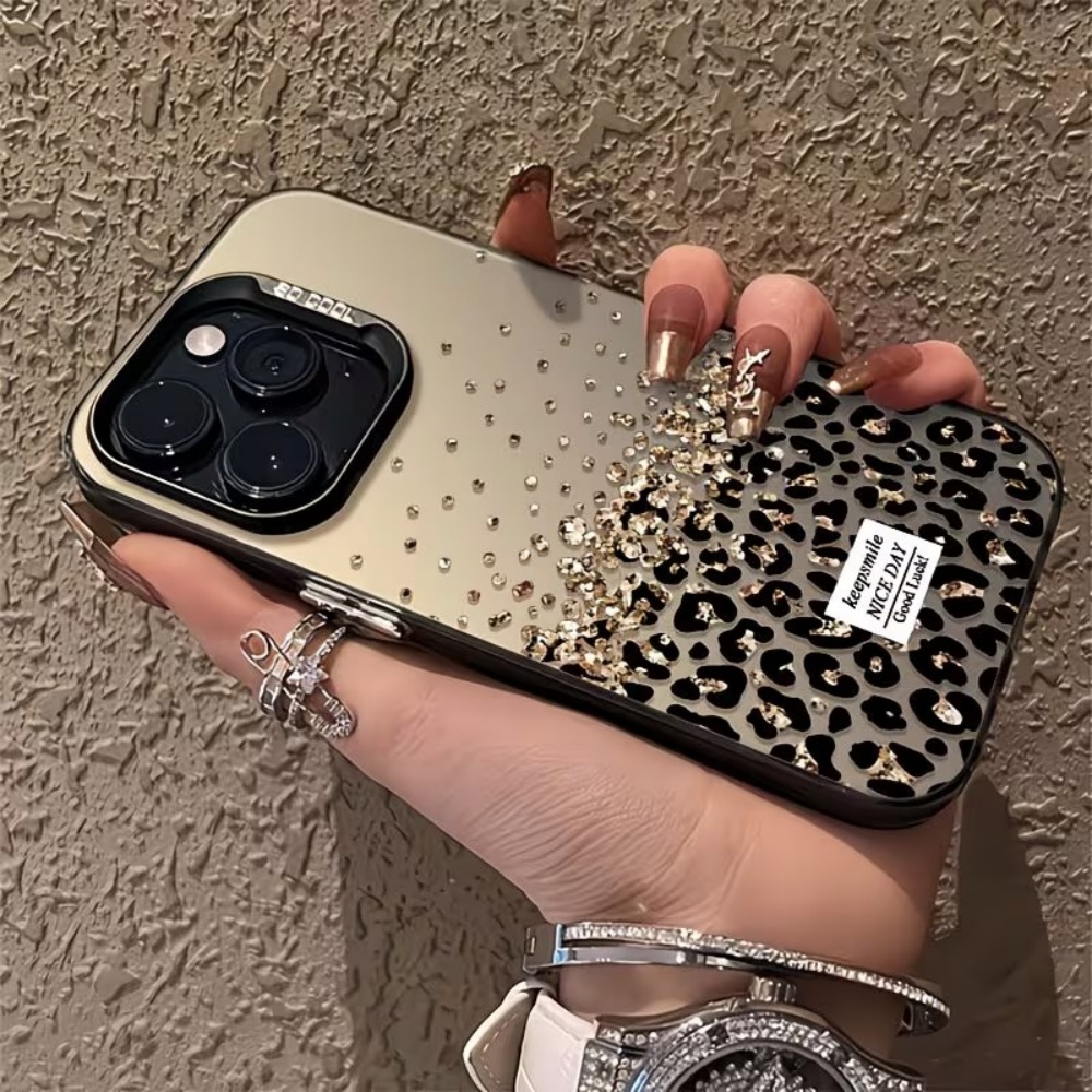 Leopard Speckled Gold Matte Fi - огляд і ціна Phone Cases Rugged