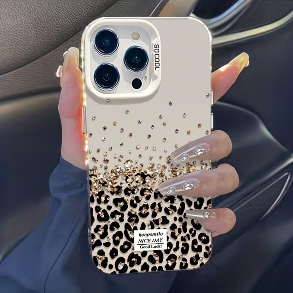 Leopard Speckled Gold Matte Fi - огляд і ціна Phone Cases Rugged