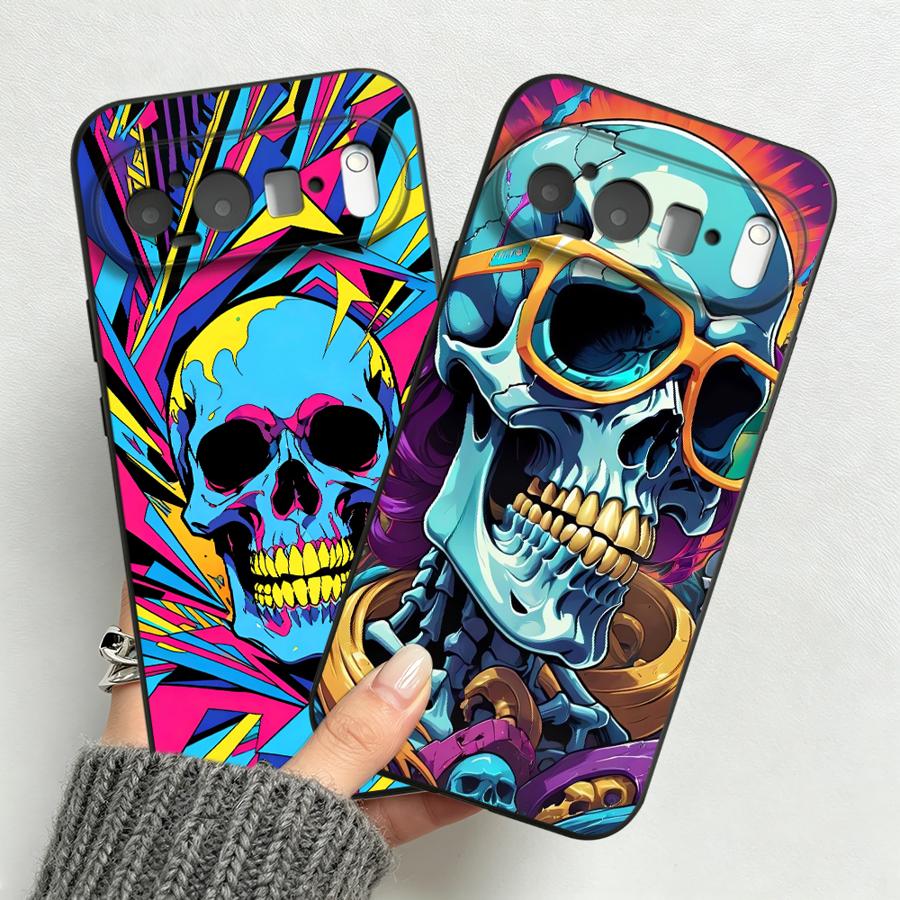 Neon Pop Art Skull Case for Go - огляд і ціна Phone Cases Google Pixel 9A