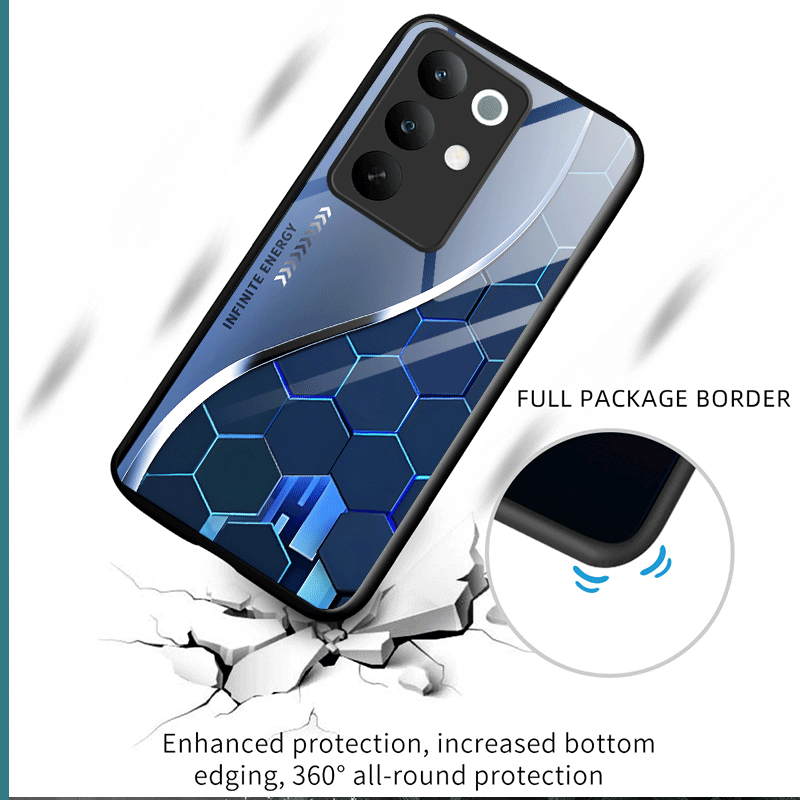 Hard Tempered Glass Case For R - огляд і ціна Gradient Color Case
