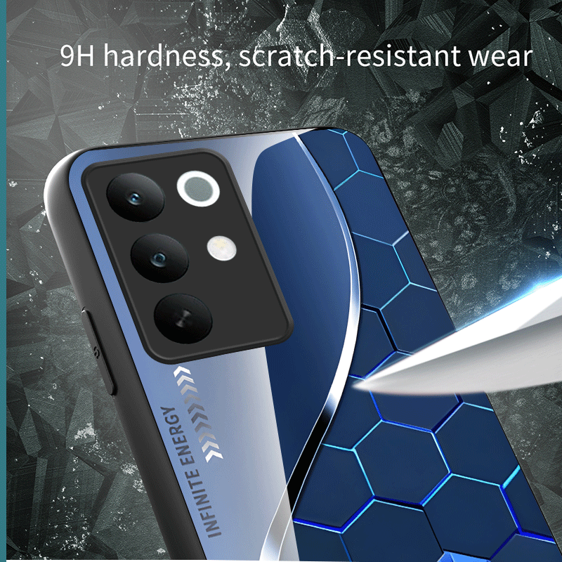Hard Tempered Glass Case For R - огляд і ціна Gradient Color Case