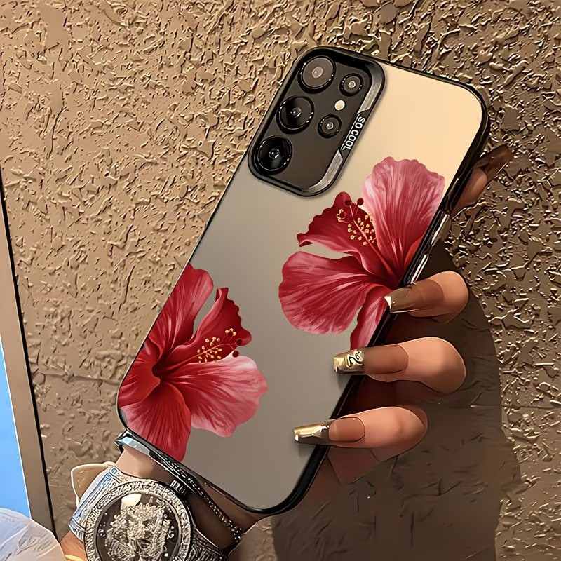 Red Hibiscus Floral Pattern Ph - огляд і ціна Gradient Color Case