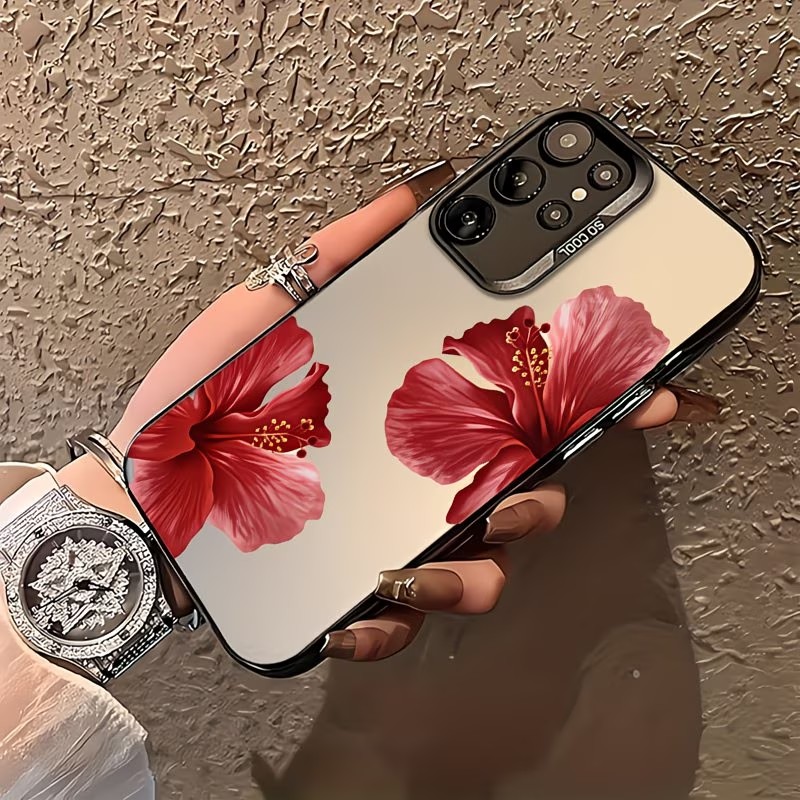 Red Hibiscus Floral Pattern Ph - огляд і ціна Gradient Color Case