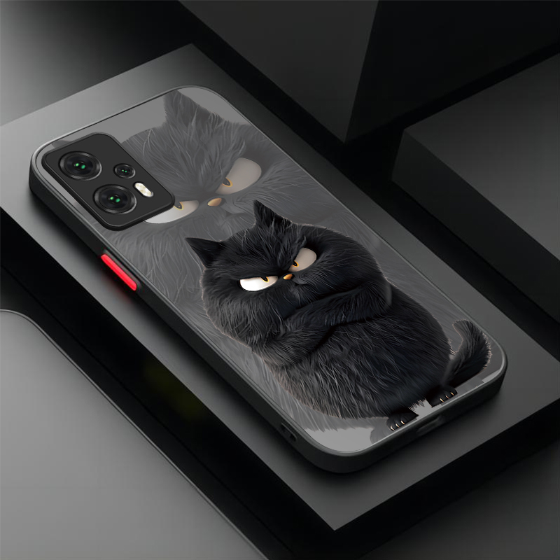 Cartoon Angry Cat Couple Style - огляд і ціна Phone Cases Hard