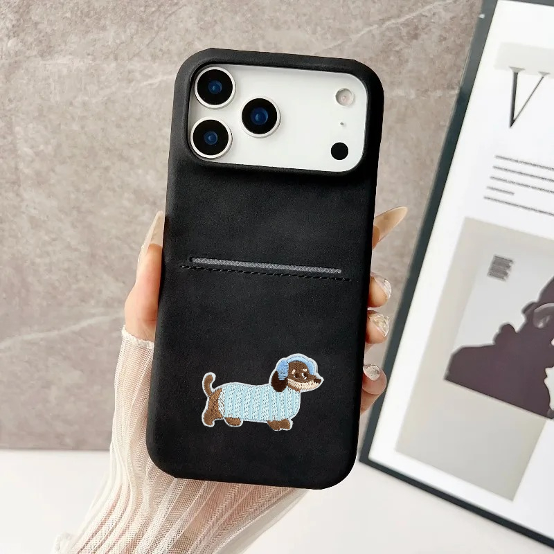 Fashion Cute Dog Pattern PU Le - огляд і ціна Slim Card Slot Case