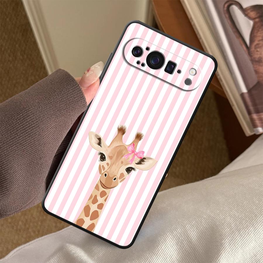 Cartoon Giraffe Funda Phone Co - огляд і ціна Phone Cases Google Pixel 9A