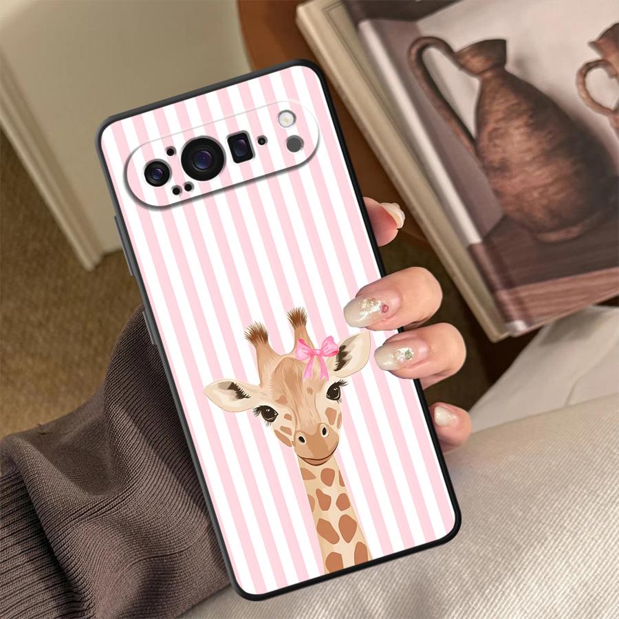 Cartoon Giraffe Funda Phone Co - огляд і ціна Phone Cases Google Pixel 9A