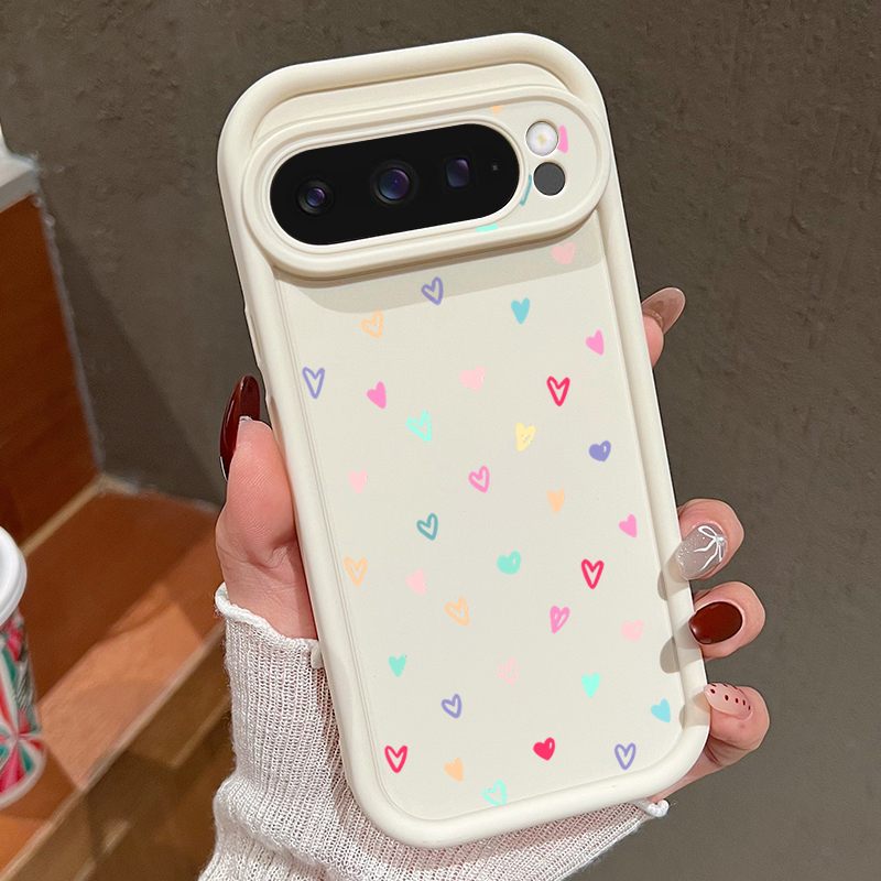 Colorful Little Hearts Soft Ca - огляд і ціна Phone Cases Google Pixel 9A