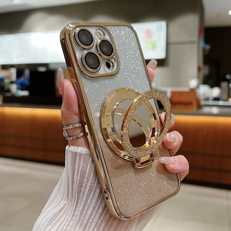 Glitter Mirror Bracket Phone C - огляд і ціна Phone Cases Vogue