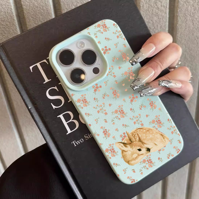 Cute Deer Full Floral Pattern  - огляд і ціна Phone Cases Designer