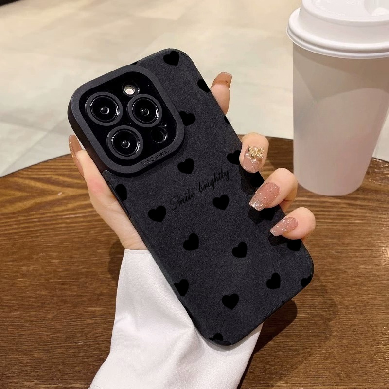 New Luxury Black Love Heart So - огляд і ціна Phone Cases Expensive