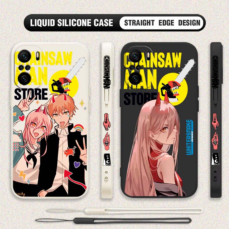 Anime Chainsaw Man power Denji - огляд і ціна Silicone Liquid Case
