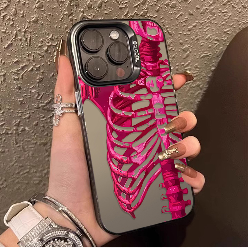 Luxury Pink Green Skull Phone  - огляд і ціна Phone Cases Expensive