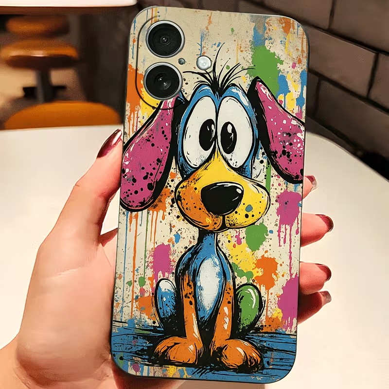 Graffiti Colored Puppy TPU Pho - огляд і ціна Phone Cases Iphone 15