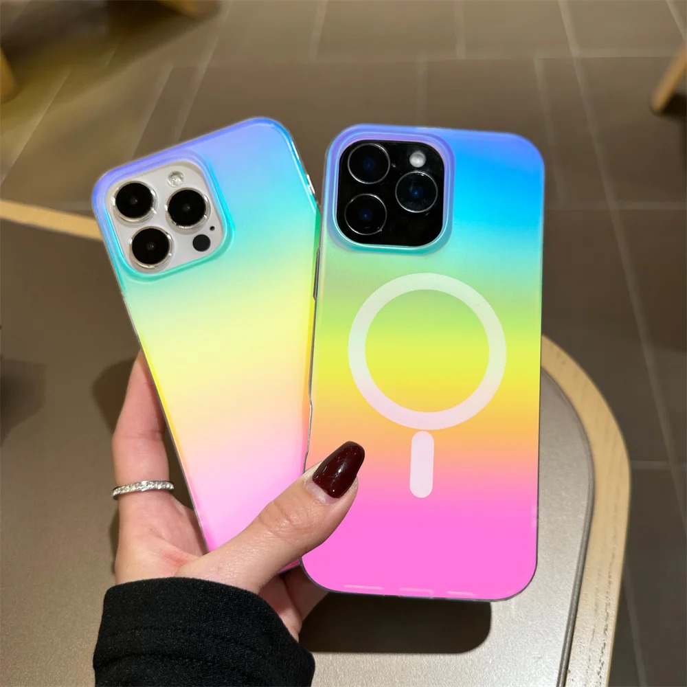 Frosted Laser Gradient Rainbow - огляд і ціна Gradient Color Case