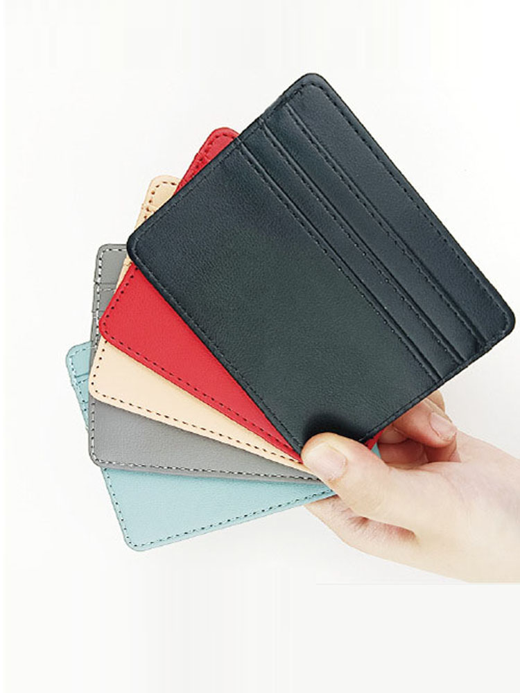 PU Leather ID Card Case - Slim - огляд і ціна Slim Card Slot Case