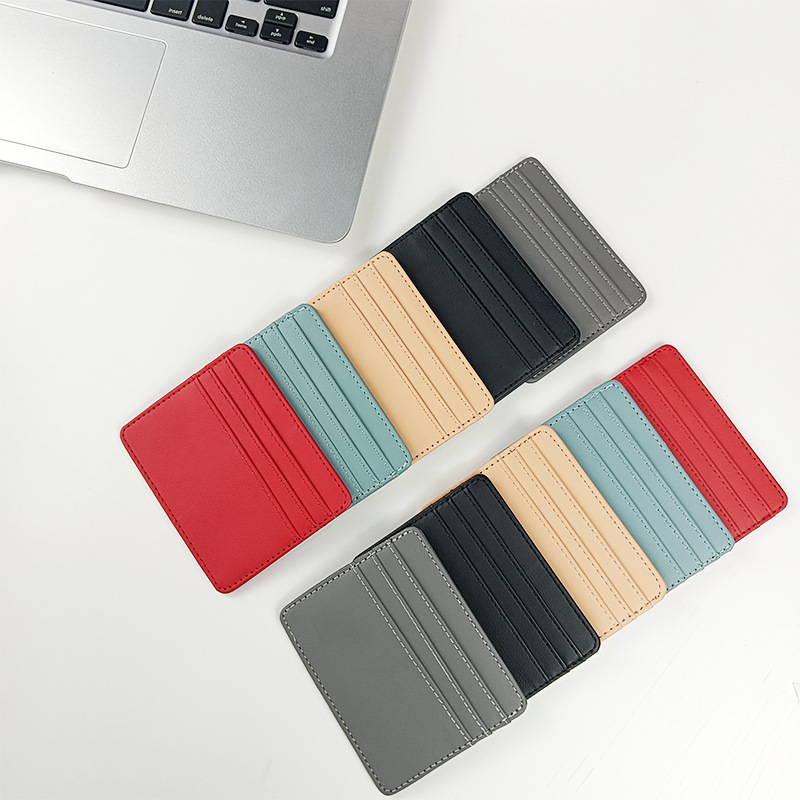PU Leather ID Card Case - Slim - огляд і ціна Slim Card Slot Case