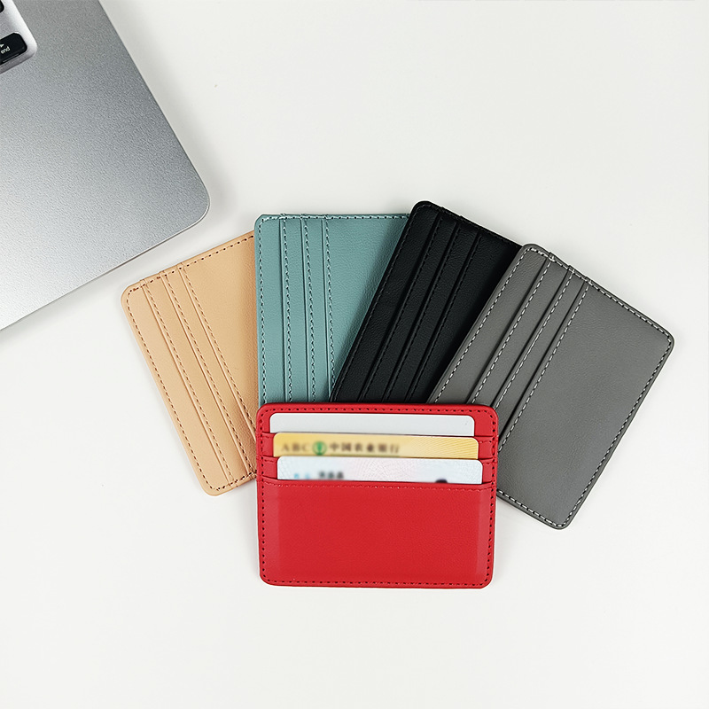 PU Leather ID Card Case - Slim - огляд і ціна Slim Card Slot Case