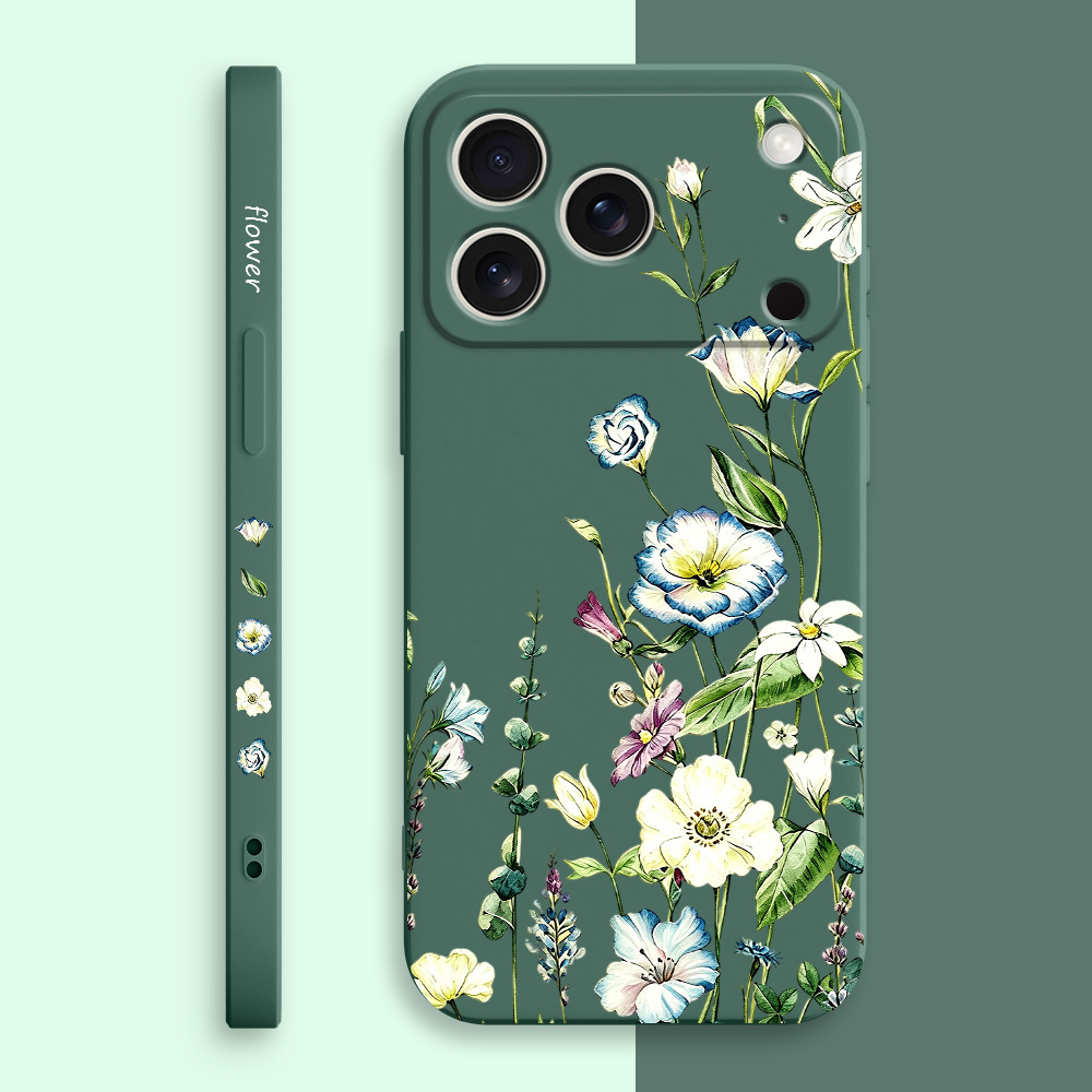 Meadow Bloom Phone Case For iP - огляд і ціна Silicone Liquid Case