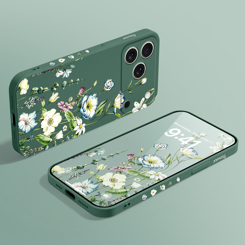 Meadow Bloom Phone Case For iP - огляд і ціна Silicone Liquid Case
