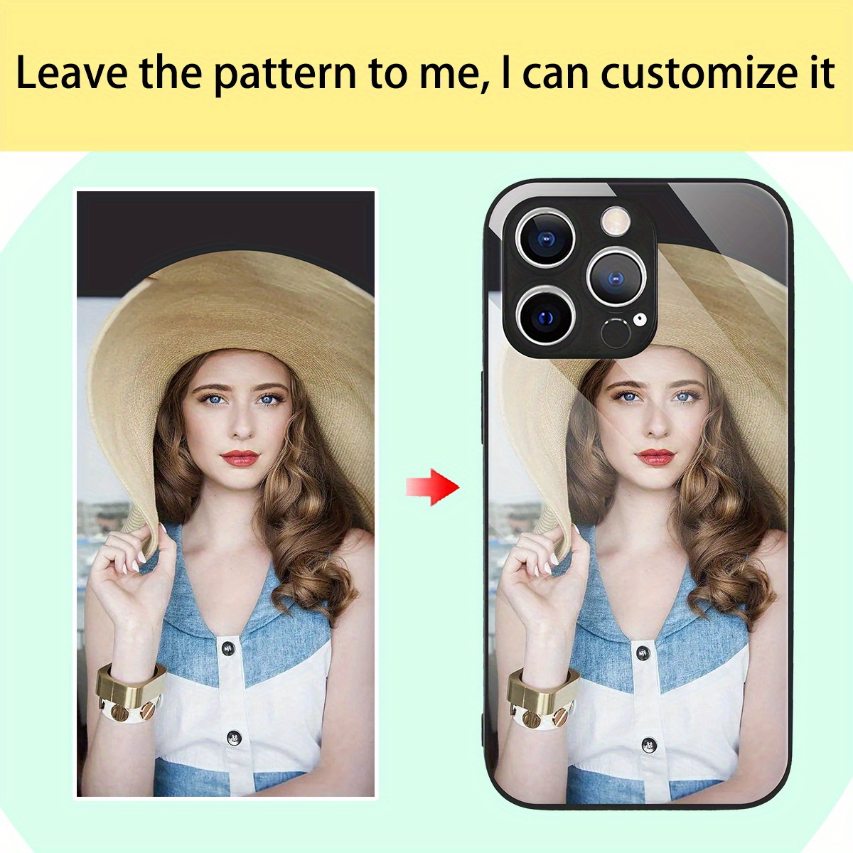 Custom Photo Mirror Glass Case - огляд і ціна Phone Cases Diy