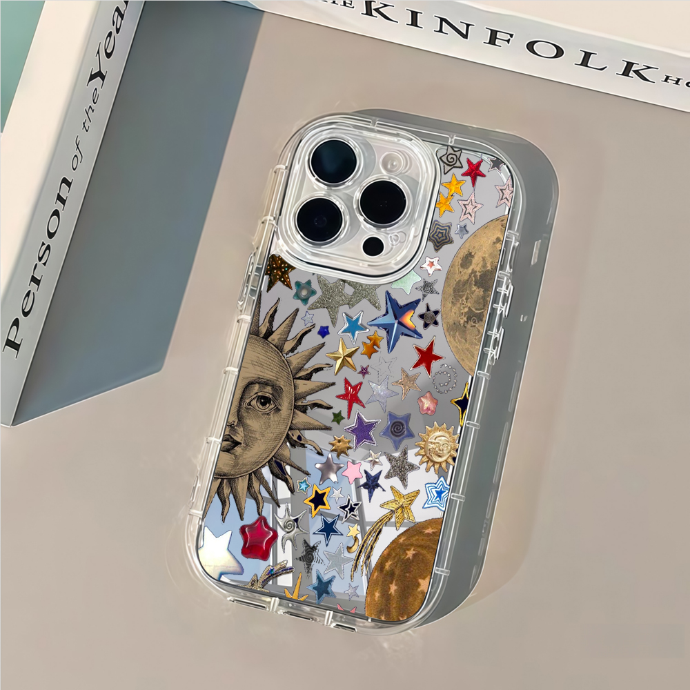Celestial Gold Glitter Mirror  - огляд і ціна Phone Cases Expensive