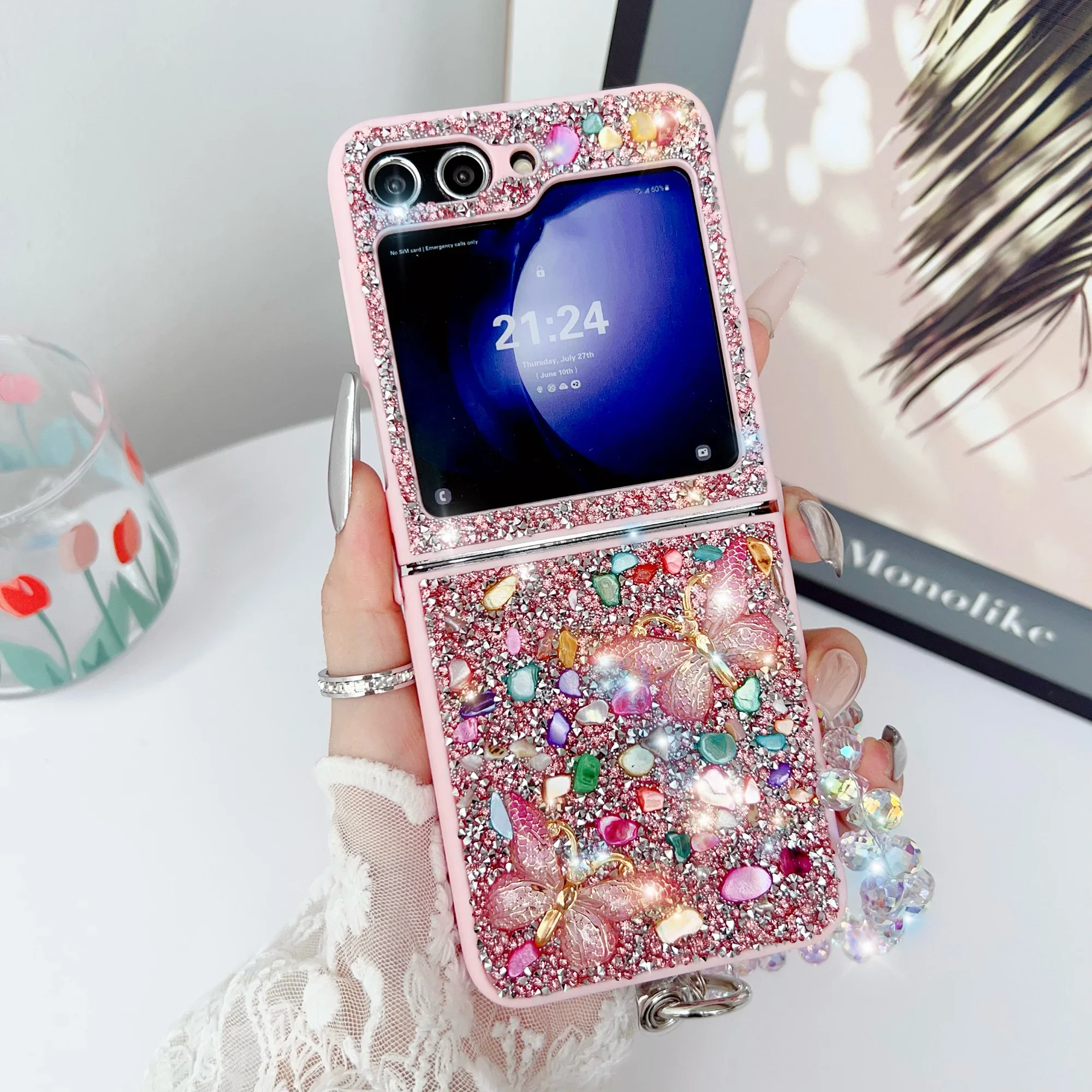Luxury Glitter Phone Case For  - огляд і ціна Phone Cases With Loop
