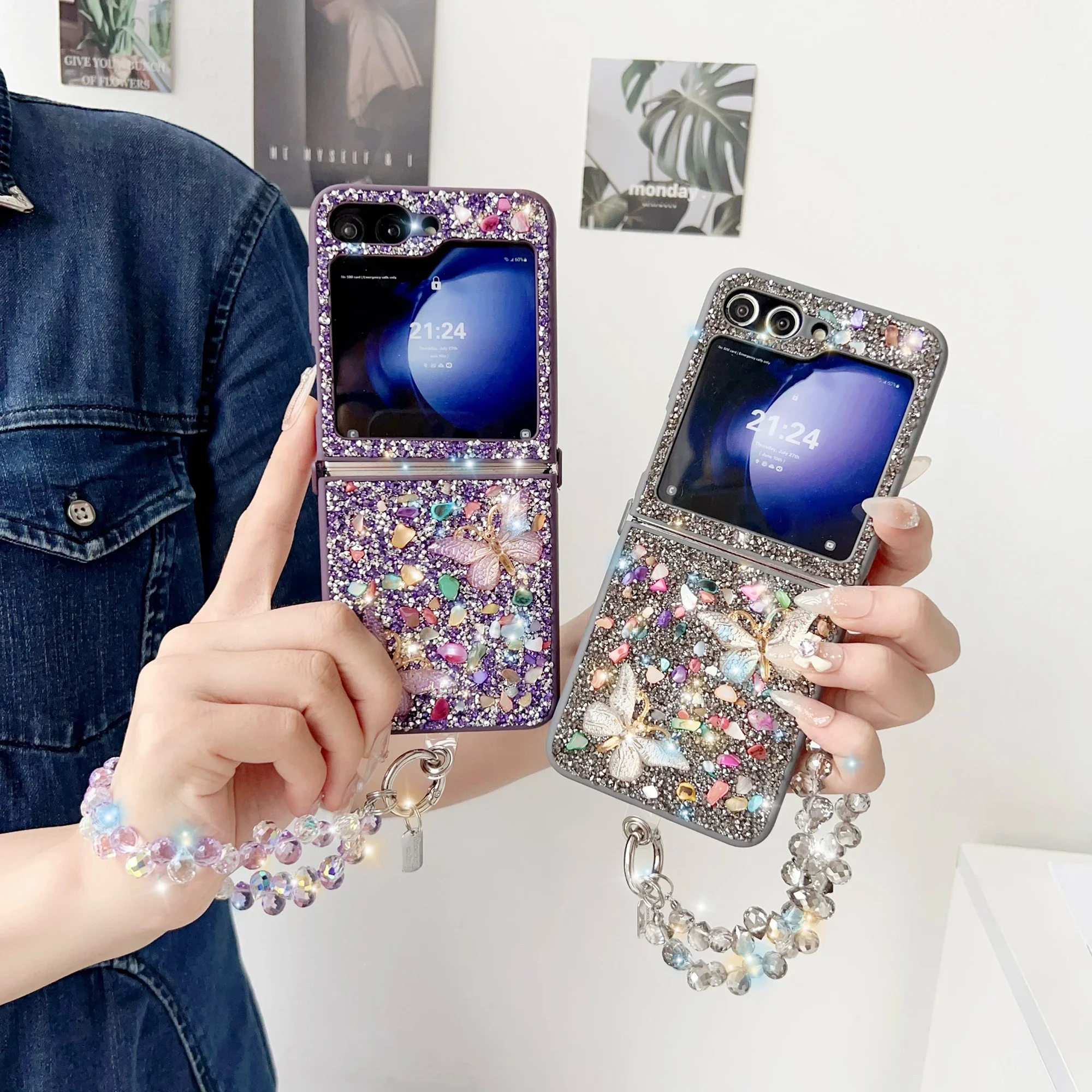 Luxury Glitter Phone Case For  - огляд і ціна Phone Cases With Loop
