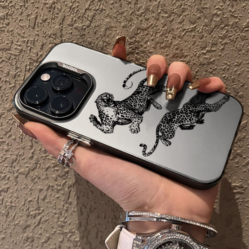 Vintage Leopard Line Art Phone - огляд і ціна Phone Cases Rugged