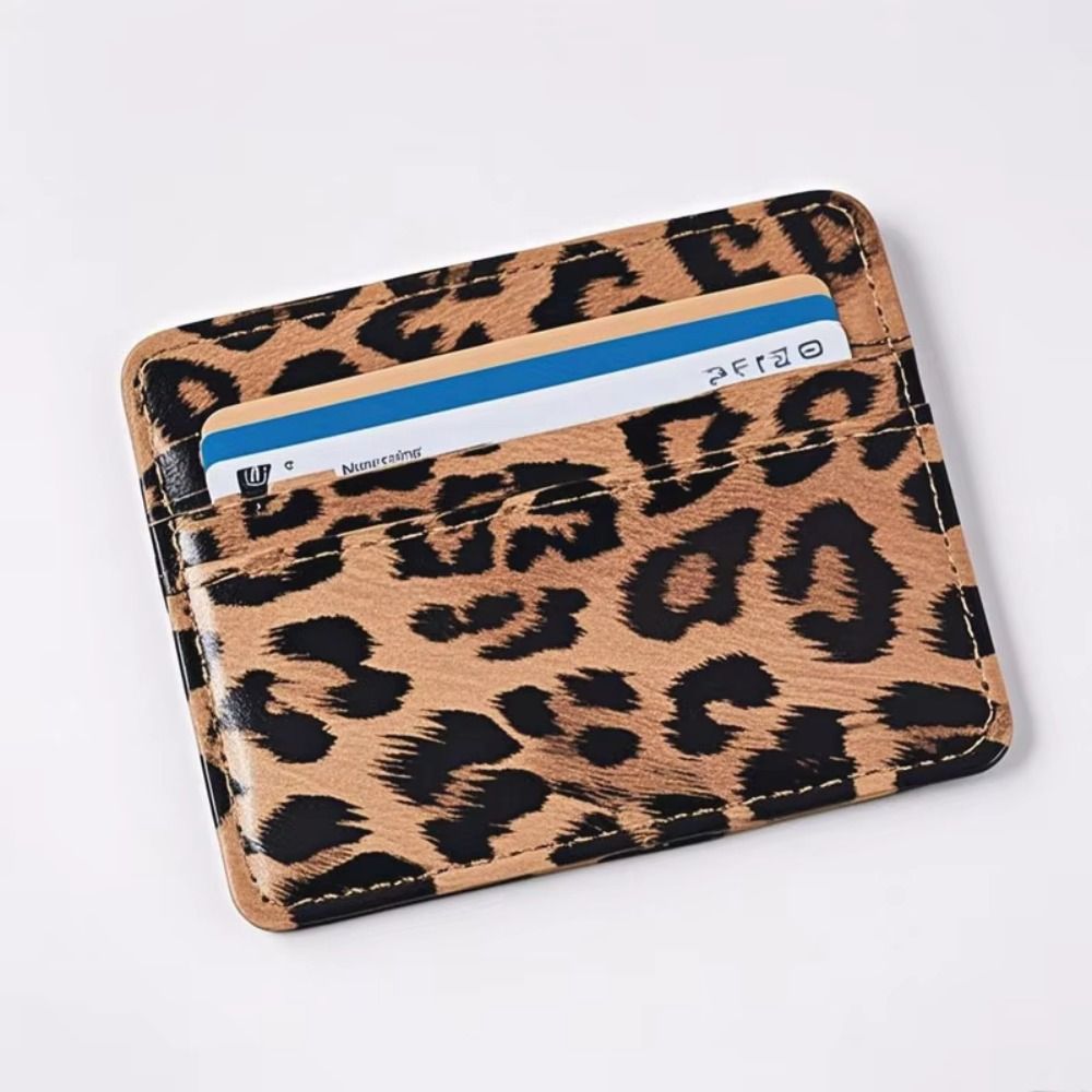 Classics PU Leather Leopard Pr - огляд і ціна Slim Card Slot Case