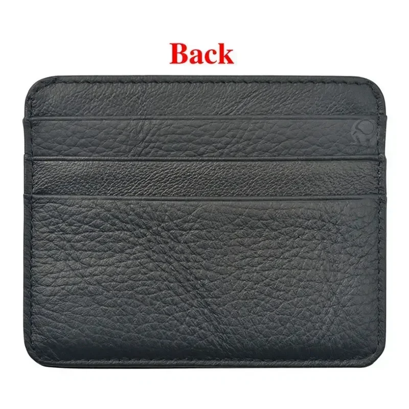 New Thin Genuine Leather Mini  - огляд і ціна Slim Card Slot Case