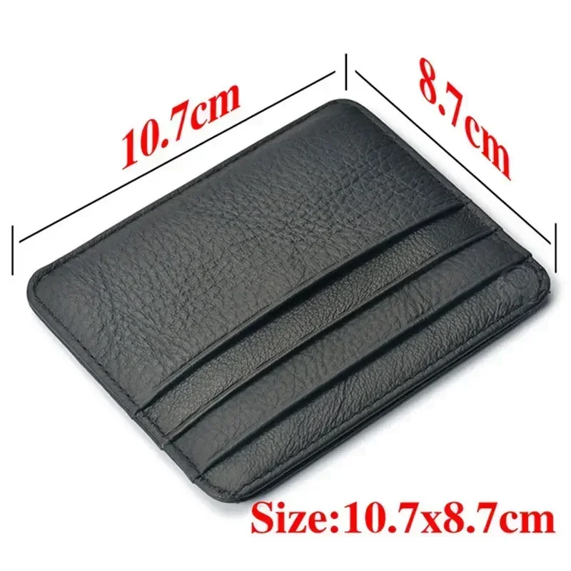 New Thin Genuine Leather Mini  - огляд і ціна Slim Card Slot Case