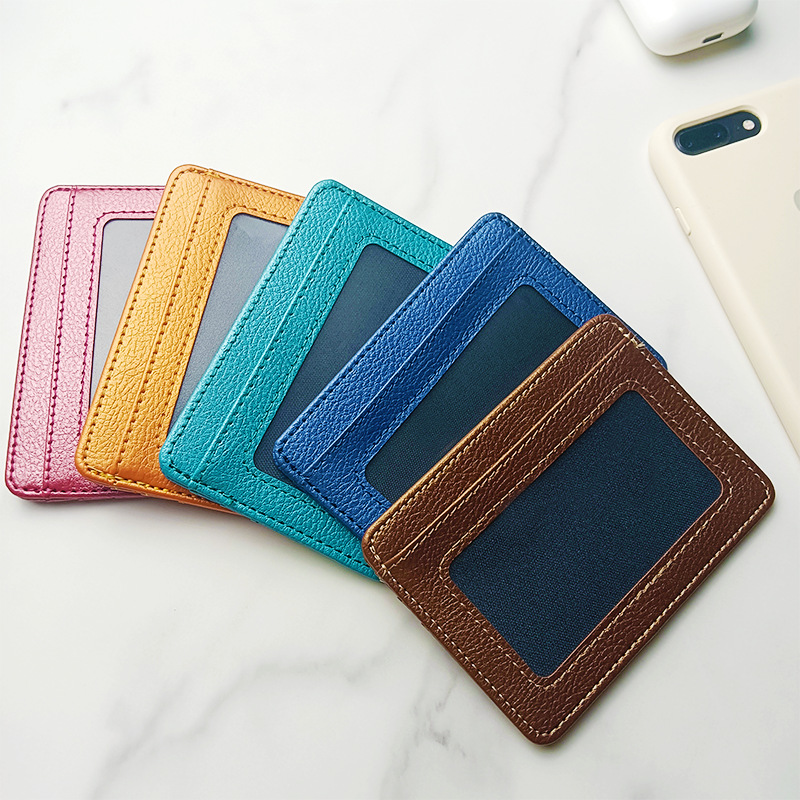 Thin PU Leather Mini Wallet Sl - огляд і ціна Slim Card Slot Case
