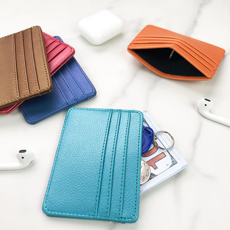 Thin PU Leather Mini Wallet Sl - огляд і ціна Slim Card Slot Case