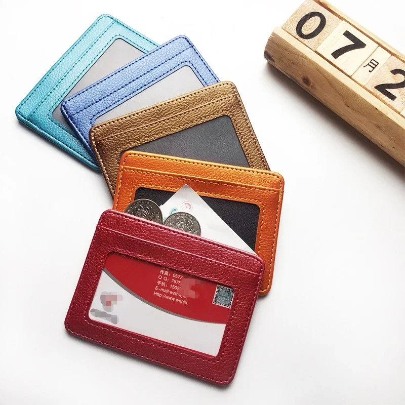 Thin PU Leather Mini Wallet Sl - огляд і ціна Slim Card Slot Case