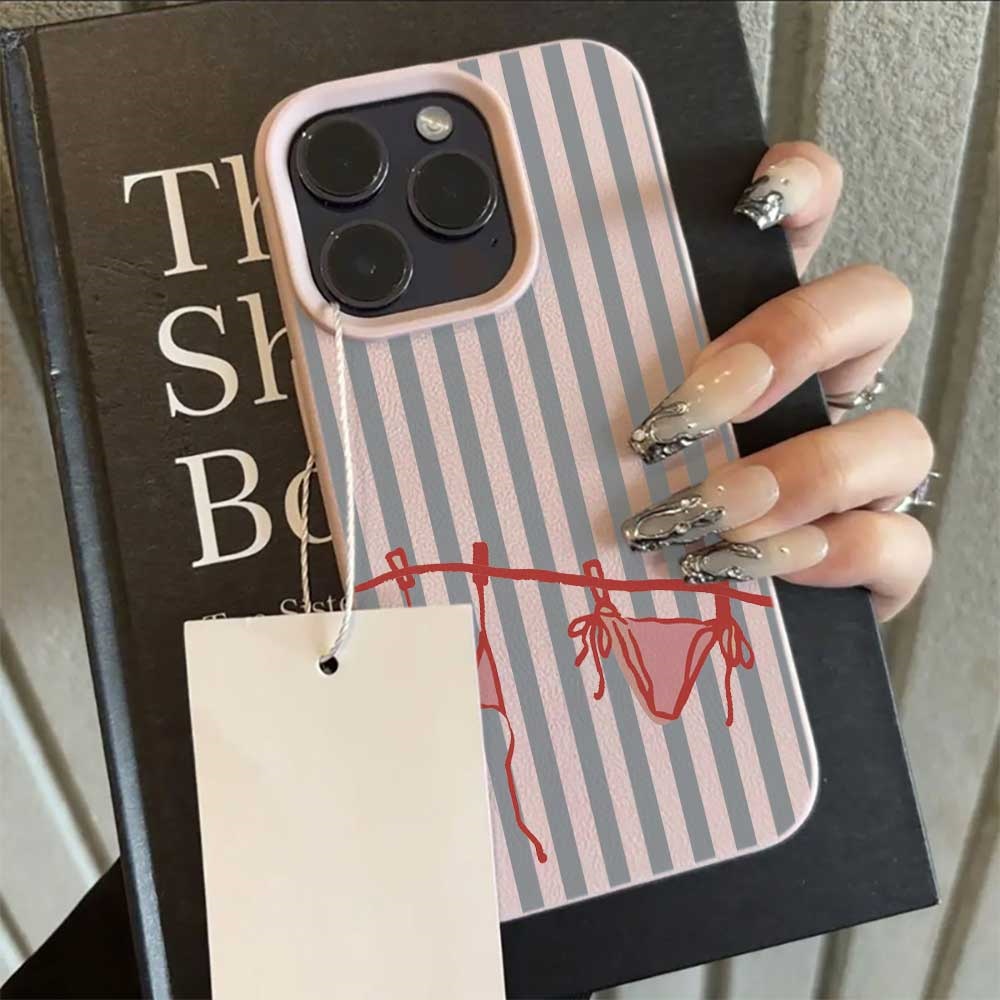 Blue White Striped Bikini Phon - огляд і ціна Phone Cases Rugged