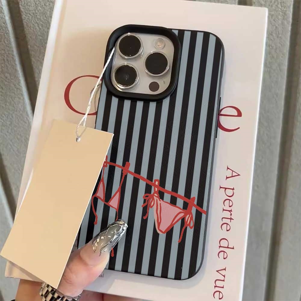 Blue White Striped Bikini Phon - огляд і ціна Phone Cases Rugged