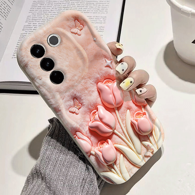 2D Flat Design Pink Tulip Phon - огляд і ціна Phone Cases Designer