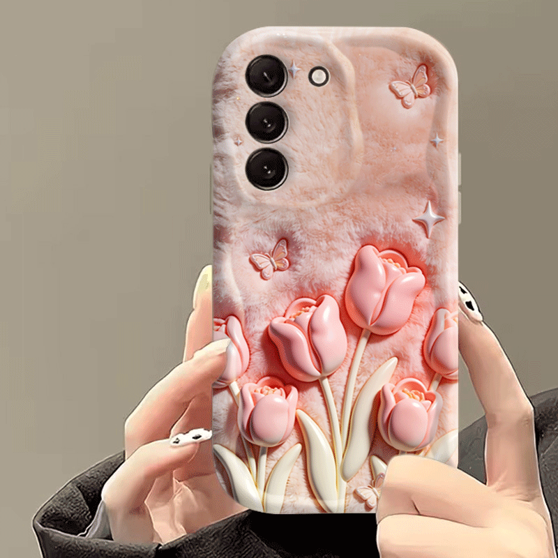 2D Flat Design Pink Tulip Phon - огляд і ціна Phone Cases Designer