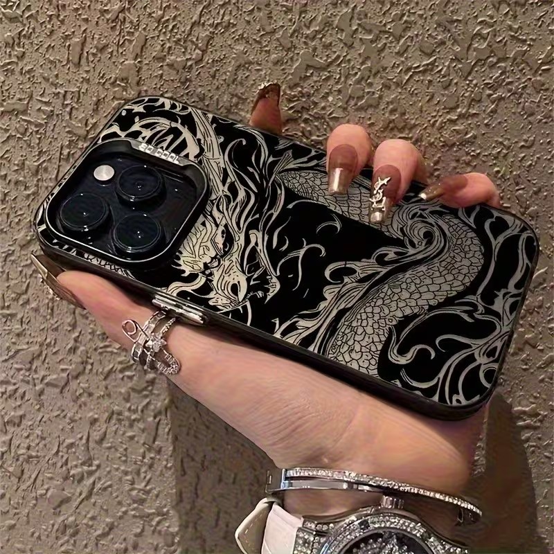 Dragon Totem Pattern Phone Cas - огляд і ціна Gradient Color Case